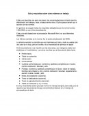 Guía y requisitos sobre cómo elaborar un trabajo