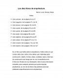 Los diez libros de arquitectura