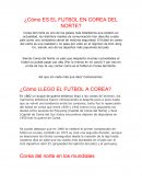 Fútbol En Corea Del Norte