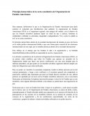 Principio democrático de la carta constitutiva de Organización de Estados Americanos