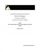 Plan de mejora desde el punto de vista académico y personal