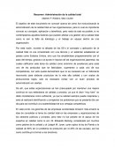 Resumen: Administración de la calidad total