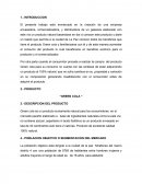 Proyecto PRODUCTO “GREEN COLA “