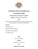 CREACION DE UNA MICROEMPRESA PARA LA DECORACION DE FLORES Y FRUTOS DIRIGIDA A LA CIUDADANIA ESMERALDEÑA