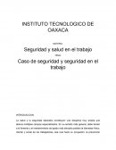 Caso de seguridad y seguridad en el trabajo