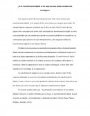 ¿Es la transformación digital en las empresas una simple actualización tecnológica?