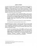 ¿Qué es cultura? La polémica de la dicotomía