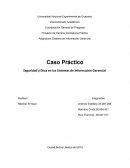 Seguridad y Ética en los Sistemas de Información Gerencial