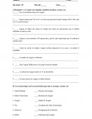 PRUEBA DE LECTURA COMPLEMENTARIA. LA LECCION DE AUGUST s/r