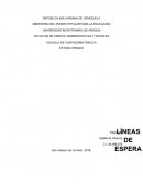 Lineas de espera ejercicio