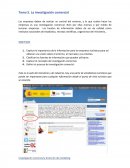 La investigación comercial