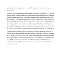 ÉTICA KANTIANA . Mejor conocida como la ética de la razón según Kant. Página 3