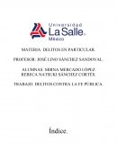 DELITOS EN PARTICULAR. DELITOS CONTRA LA FE PÚBLICA