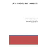 Quimica Analitica - Gravimetria
