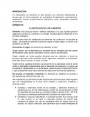 NORMATIVA CLASIFICACION DE LOS ALIMENTOS