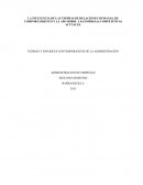 LA INFLUENCIA DE LAS TEORÍAS DE RELACIONES HUMANAS, DE COMPORTAMIENTO Y LA APO SOBRE LAS EMPRESAS COMPETITIVAS ACTUALES