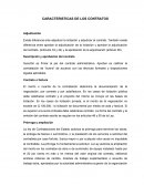 Características de los contratos administrativos