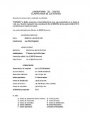 LABORATORIO DE COSTOS CLASIFICACION DE LOS COSTOS