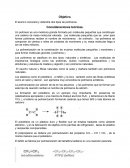 PRACTICA 5 QUIMICA El alumno conocerá y obtendrá dos tipos de polímeros