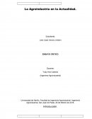 La agroindustria en la actualidad