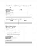 Cuestionario para recabar datos para el análisis de puesto en el área de ventas