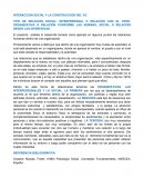 INTERACCION SOCIAL Y LA CONSTRUCCION DEL YO