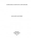 EL DERECHO LA FILOSOFIA HASTA EL CONSTITUCIONALISMO