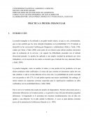 EVALUACIÓN SENSORIAL DE LOS ALIMENTOS PRÁCTICA 5: PRUEBA TRIANGULAR