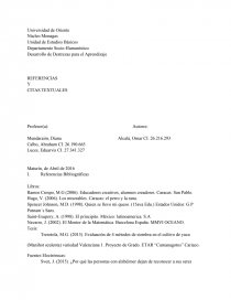 REFERENCIAS Y CITAS TEXTUALES. Página 1