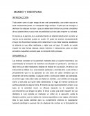 MANDO Y DISCIPLINA