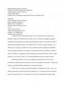 Elaboración de un endulzarte natural para personas con diabetes tipo 1. capitulo 1