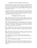 Valoración Crítica de la Exposición y Punto de Vista