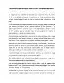 La ambición es la mayor destrucción hacia la naturaleza