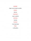 LA REPUBLICA ENFOQUE EN LA POLITICA