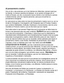 El pensamiento creativo Guilford