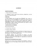 LAS PERSONAS CONCEPTO DE PERSONA