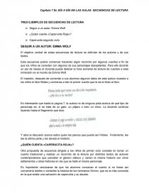 Capítulo 7 EL DÍA A DÍA EN LAS AULAS: SECUENCIAS DE LECTURA. Página 1