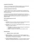 La garantía del interés fiscal