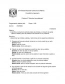 Práctica 2.”Solución de problemas”