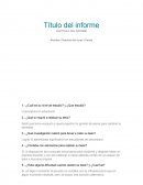 ¿Cuál es su nivel de estudio? y ¿Que estudió?