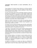 ¿Realmente tiene relacion la salud ocupacional con la ecologia?