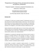 Perspectivas en psicología clínica: principios teóricos básicos, sus alcances y limitaciones