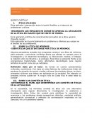 SOBRE LA ÉTICA DE MÍNIMOS. -IDENTIFICAR QUE SE ENTIENDE POR ÉTICA DE MÍNIMOS