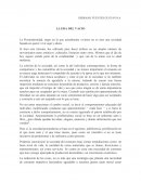 La era del vacio - Ensayo