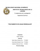 Tratamiento de aguas residuales . DESCRIPCION DEL PROBLEMA, JUSTIFICACIÓN Y OBJETIVOS