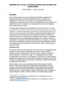 MANERA EN LA CUAL LOS DESPLAZADOS SON UN SIGNO DE APOROFOBIA