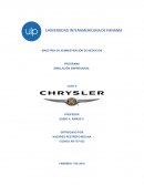 SIMULACIÓN EMPRESARIAL CASO CHRYSLER