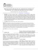 PREPARACION DE PRUEBA PILOTO, MEDICION DE DENSIDAD Y FILTRACION DE FLUIDOS DE PERFORACION DE UN POZO