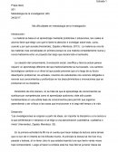 Mis dificultades en metodología de la Investigación