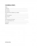 CANIBALISMO Y SUS ORIGENES